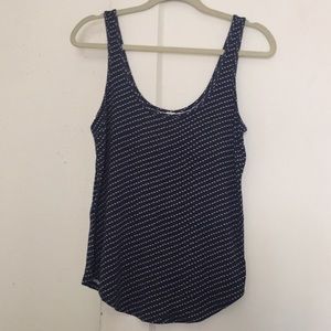 Navy Blue Heart Tank